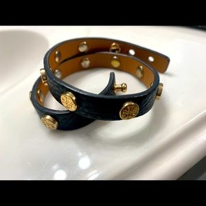Tory Burch adjustable leather bracelet